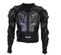 WILDKEN Veste Armure Moto Blouson Motard Gilet Protection Équipement de Moto Cross Scooter VTT Enduro Homme ou Femme (Noir, 3XL)