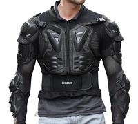 WILDKEN Veste Armure Moto Blouson Motard Gilet Protection Équipement de Moto Cross Scooter VTT Enduro Homme ou Femme (Noir, M)