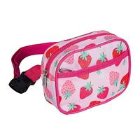Wildkin Sac banane pour fille, Patch fraise, 6.75 x 5.25 x 2.25 inches, Sac banane