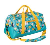 Wildkin Sac de voyage pour enfants pour filles - Taille bagage à main, idéal pour l'école et les soirées pyjama, Animaux de fête, 18 x 9 x 9 inches, Imprimé animal ludique