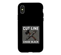 Wildland Firefighter Hotshot Cut Line Chase Black Coque pour iPhone X/XS