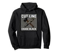 Wildland Firefighter Hotshot Cut Line Chase Black Sweat à Capuche