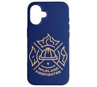 Wildland Firefighting Emblème Citation Wiland Fire Fighter Coque pour iPhone 16