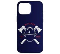 Wildland Firefighting Emblème Citation Wiland Fire Fighter Coque pour iPhone 16 Pro Max