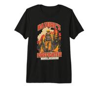 Wildland Nature's Firefighter Héros de Lutte Contre Les incendies forestiers T-Shirt Haut de Gamme