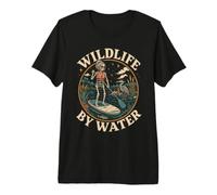 Wildlife by Water Paddleboard T-Shirt Haut de Gamme