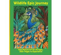 Wildlife Epic Journey: Vast Nature Art for All Ages, 205+ Pages to Experience