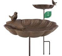 WILDLIFE FRIEND Bain d’Oiseaux sur Pied, Abreuvoir Mangeoire pour Oiseaux - Résistant aux Intempéries - Bain d’Oiseaux - Bains pour Oiseaux Sauvages