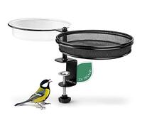 Wildlife Friend I Mangeoire Oiseaux Plus Bain d'oiseaux à Suspendre Au Balcon I Mangeoire Oiseaux Exterieur avec Station d'alimentation I Nichoir Oiseaux avec Distributeur De Graines.