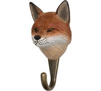 Wildlife Garden Hook Fuchs Bronze, Tilleul Crochet de Rangement Montage Mural 10 kg