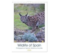 Wildlife of Spain (Wall Calendar 2026 DIN A4 portrait), CALVENDO 12 Month Wall Calendar: Beautiful photographs of rare Spanish Wildlife.