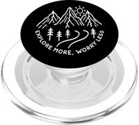 Wildlife Randonnée Camping Montagne Voyage Aventure Voyage sur Route PopSockets PopGrip pour MagSafe