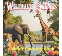Wildlife Scenes: Adult Coloring Book Featuring Most Beautiful Animals, Birds , Reptilia , Woodland Creatures and Many More / A Stunning Collection of Nature Landscapes for Relaxation and Creativity /