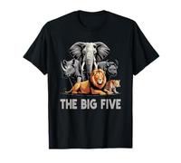 Wildlife South Africa Safari Africa's Big Five T-Shirt