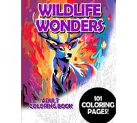 Wildlife Wonders: Adult Coloring Book for Relaxing and Mindfulness