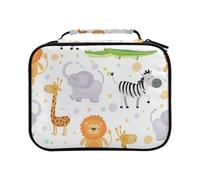 Wildlife Zebra Safari Trousse à crayons grande capacité pour crayons de couleur, stylos, marqueurs, organiseur, #01, Taille unique, Charmant