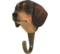 WILDLIFEGARDEN Wildlife Garden WG4498 Crochet mural en forme de teckel sculpté à la main