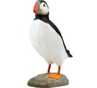 WILDLIFEGARDEN Wildlife Garden WG4476 DecoBird Macaron - Oiseau décoratif en bois sculpté à la main - Grands oiseaux européens