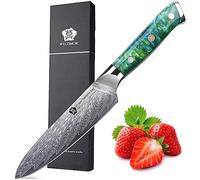 WILDMOK 12,9cm Couteau utilitaire de cuisine, couteau tout usage ultime super tranchant pour trancher, hacher, hacher, couteau utilitaire de cuisine avec boîte cadeau