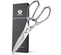 WILDMOK Ciseaux de Cuisine Robustes 22.3 cm - Multifonctions en Acier Inoxydable, Tout Usage Ultra Tranchants Avec Lame Amovible