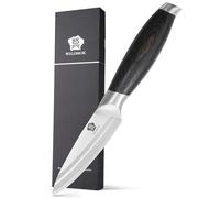 WILDMOK Couteau d'assurance, couteau de cuisine ultra pointue 9,2 cm, couteau aux fruits en acier allemand pour peler et couper - et poignée ergonomique