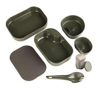 Wildo Camp-A-Box Olive Vaisselle de Camping Extérieur Set Couverts
