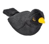 Wild Republic - 19489 - Oiseau en Peluche avec Ramage Original - Merle noir