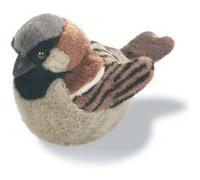 wildrepublic - peluche sonore moineau domestique