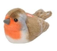 wildrepublic - peluche sonore rouge-gorge Rouge