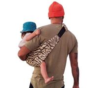 Porte-bébé et enfant 9 mois - 4 ans WILDRIDE noir imprimé TU