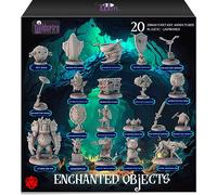 Wildspire 20 Objets Enchantés - Objets Animés Magiques pour Figurines DND 28-32 mm Donjons et Dragons Miniatures en Vrac Fantasy Spell Effects