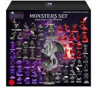 Wildspire Miniatures fantastiques avec énorme dragon pour DND Miniatures Monstres Accessoires DND 28 mm Donjons et Dragons Miniatures D&D Minis Figurines Pathfinder