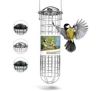 Wildtier Herz I Support pour Boules De Graisse pour l'alimentation des Oiseaux - Mangeoire Oiseaux Exterieur Suspendue -Distributeur Boules De Graisse Oiseaux Sauvages à Suspendre [Vert].