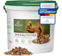 wildtier liebe Nourriture pour écureuils - 2 kg - Pour écureuils et écureuils - Nourriture pour toute l'année