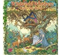Wildwood Whispers Coloring Book: A fantasy coloring journey through enchanted forests, magical oceans, and mythical treehouse villages - featuring ... wild animals, mermaids, and nature spirits.