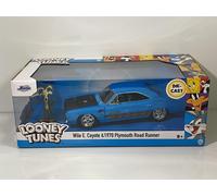 Wile E Coyote Et 1970 Plymouth Route Chemin 1:24 Echelle Jada 32038