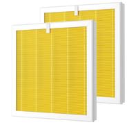 WILERDA Lot de 2 filtres G3 pour animaux de compagnie compatibles avec purificateur d'air AMEIFU G3 (Sferf-30) et purificateur d'air VEWIOR A3, filtre à air HEPA 3 en 1 H13, jaune