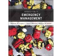 Wiley Pathways Introduction to Emergency Management by Ronald W. Arizona State University Perry Carla Prater, Michael Lindell, Ronald W. Perry (Auteur)