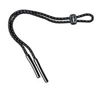 Wiley X A492 Bracelet élastique avec Embouts en Caoutchouc, Schwarz, Einheitsgröße Mixte