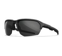 Wiley X JAKL Captivate Lunettes de soleil balistiques, lunettes de sécurité pour homme et femme, protection UV pour le tir et l'extérieur, monture noire mate, verres teintés gris, noir