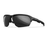Wiley X JAKL Captivate Lunettes de soleil polarisées, lunettes de sécurité pour homme et femme, protection UV pour le tir et l'extérieur, monture noire mate, verres miroir noirs