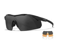 WileyX Lunettes tactiques Vapor Comm 2.5 Ensemble 3 en 1 Polarisées Noir mat