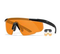 WileyX Lunettes tactiques Saber Advanced Set 3 en 1 Noir mat