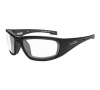 Wiley X WX Boss Lunettes Revêtement Transparent Lentille Brillant Noir Monture
