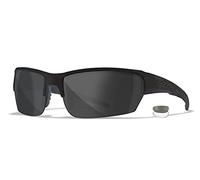 WileyX Lunettes tactiques Valor 2.5 – Gris/Transparent/Noir mat