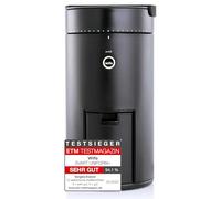 Wilfa Moulin à café Uniform+ - Moulin à café électrique portable - Arrêt automatique et minuterie - 41 réglages, poudre expresso grossière à réelle, fraise plate de 58 mm, rechargeable