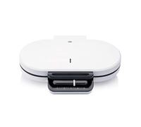 Wilfa TRADITION DOUBLE Gaufrier - Assiette à gaufres avec un diamètre de 16 cm, 1200 watts et un voyant, blanc