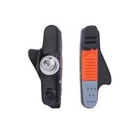 Wilgure 1 paire de plaquettes de frein de vélo 700C qui combinent un corps en aluminium et un caoutchouc résistant à l'usure pour une puissance de freinage uniforme pour vélo de route