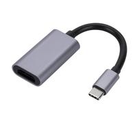 Wilgure Adaptateur USB C vers HDTV en aluminium type C vers adaptateur 4K @ 30 Hz vidéo Sound Sync Convertisseur d'écran Isolation thermique Câble de dissipation thermique