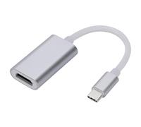 Wilgure Adaptateur USB C vers HDTV en aluminium type C vers adaptateur 4K @ 30 Hz vidéo Sound Sync Convertisseur d'écran Isolation thermique Câble de dissipation thermique